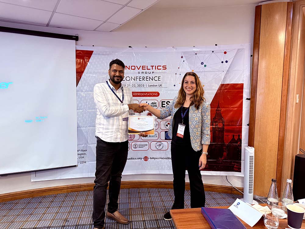 Manish-Choudhary- Certificate-Presentation-Noveltics-Group